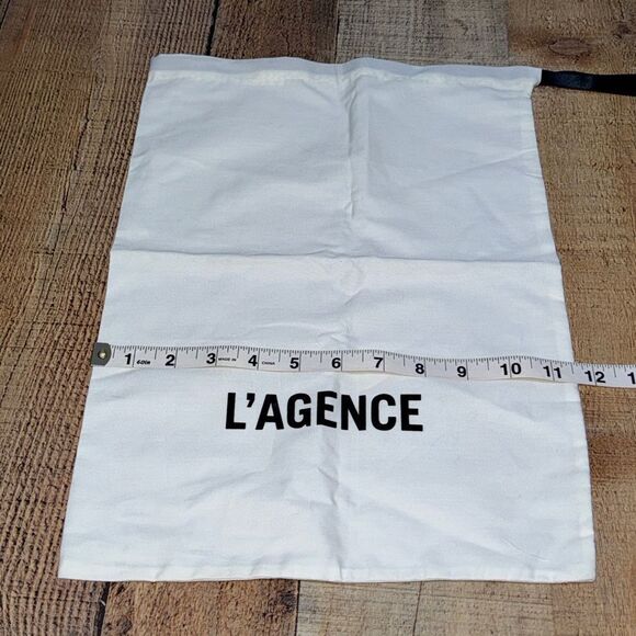 L'AGENCE Logo Drawstring Shoe Bag Dust Storage Bag 
New unused - Picture 4 of 4